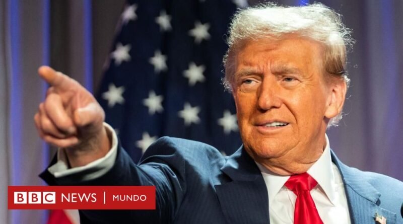 Trump: cuál es el impacto del anuncio del republicano de que impondrá nuevos aranceles a México, Canadá y China (y la carta de respuesta que le envió Claudia Sheinbaum) - BBC News Mundo