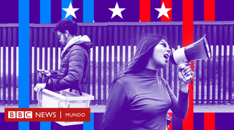 Trump vs Kamala | Economía, migración y aborto: cómo los 3 temas clave de las elecciones favorecen o perjudican a los candidatos (y qué peso tiene la guerra en Gaza) - BBC News Mundo