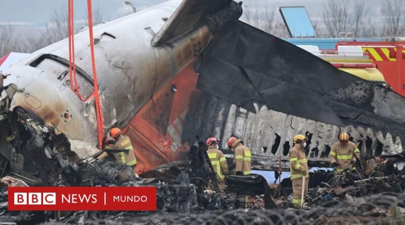 Qué se sabe del accidente del avión en Corea del Sur en el que murieron 179 personas - BBC News Mundo