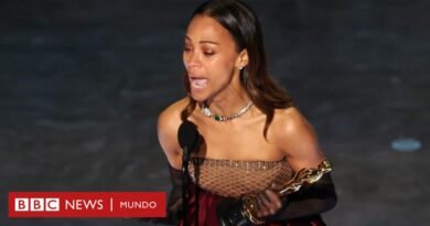 El emotivo discurso de Zoe Saldaña al recibir el Oscar a mejor actriz de reparto: 