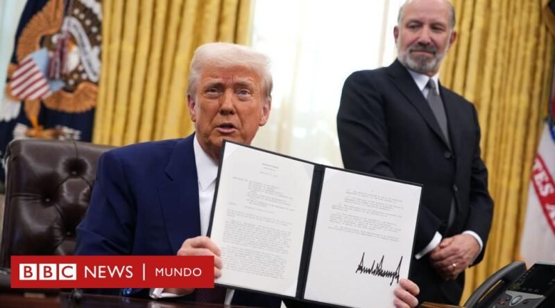 Escalada en la guerra comercial de Trump: cómo se aplican los aranceles, cómo los está usando EE.UU. y qué impacto están teniendo en el mundo - BBC News Mundo