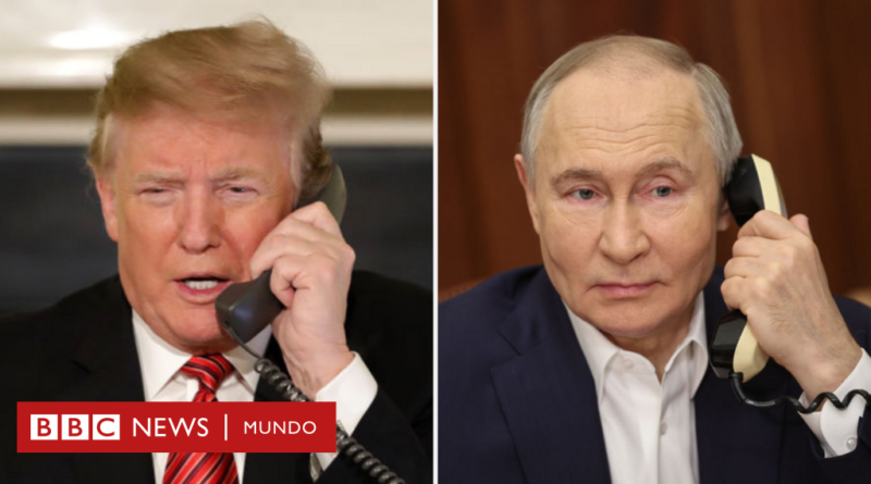 Guerra de Ucrania: Putin acuerda con Trump detener los ataques contra la infraestructura energética durante 30 días pero reanuda los bombardeos - BBC News Mundo