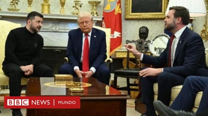Por qué el vicepresidente JD Vance lideró los ataques contra Zelensky en la Casa Blanca - BBC News Mundo