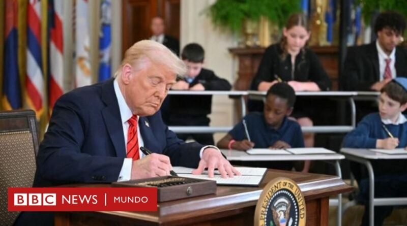 Qué hace el Departamento de Educación de EE.UU. y por qué Trump firmó una orden ejecutiva para empezar a desmantelarlo - BBC News Mundo