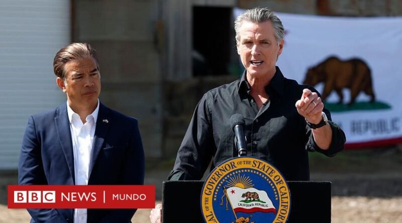 California se convierte en el primer estado de EE.UU. en demandar a Trump por los aranceles - BBC News Mundo