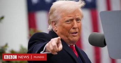 Trump amenaza a China con un impuesto adicional del 50% si no retira sus aranceles de represalia - BBC News Mundo