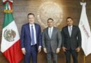 Reafirman Mauricio Kuri y Omar García Harfuch   trabajo coordinado por la seguridad