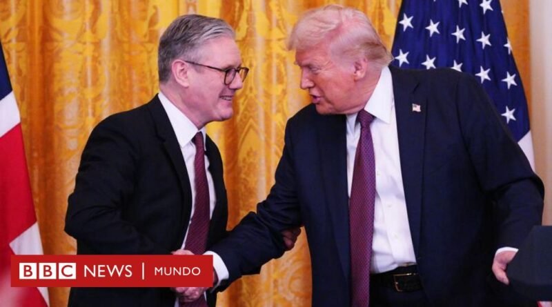EE.UU. logra con Reino Unido el primer acuerdo comercial en medio de la ofensiva de aranceles de Trump - BBC News Mundo