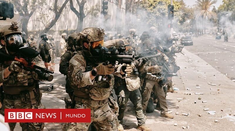 El Pentágono anuncia el envío de cientos de marines a Los Ángeles para ayudar en la respuesta a las protestas contra las redadas migratorias - BBC News Mundo
