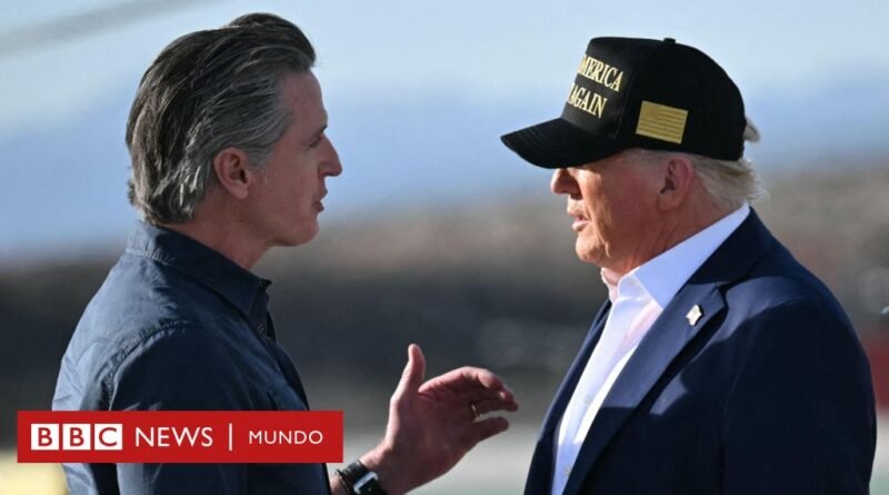 El desafío del gobernador Gavin Newsom a Trump tras el envío de la Guardia Nacional a California por las protestas (y el pedido del presidente para que lo arresten) - BBC News Mundo