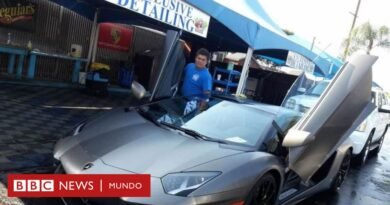 Las imágenes de una redada en un autolavado de Los Ángeles que muestran la ofensiva del gobierno de Trump contra los indocumentados - BBC News Mundo