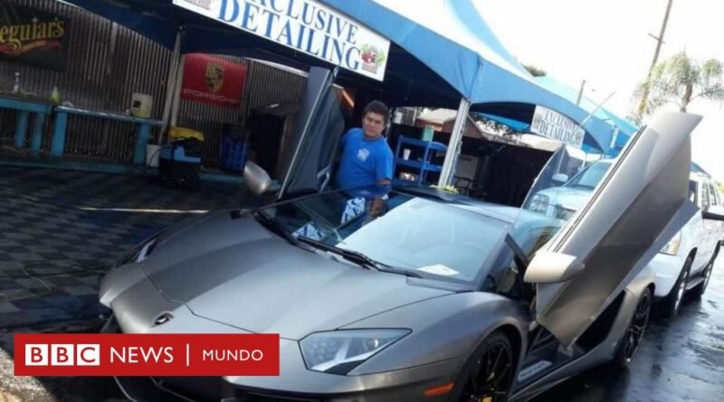 Las imágenes de una redada en un autolavado de Los Ángeles que muestran la ofensiva del gobierno de Trump contra los indocumentados - BBC News Mundo