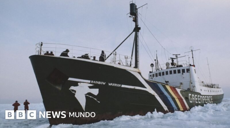 El día en que el servicio secreto de Francia hundió el Rainbow Warrior, el buque de Greenpeace que protestaba contra las pruebas nucleares en el Pacífico - BBC News Mundo