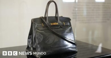 La curiosa historia de la primera Birkin de Hermès, el bolso que rompió el récord al venderse por más de US$10 millones - BBC News Mundo