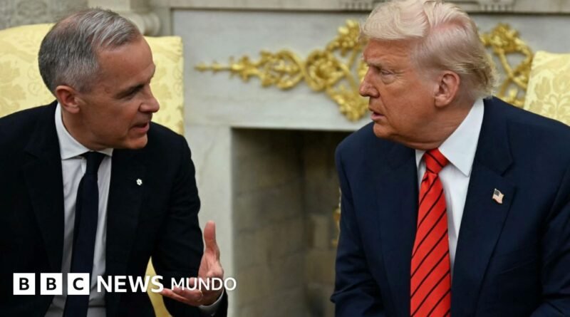 Trump anuncia el fin de las conversaciones comerciales con Canadá - BBC News Mundo
