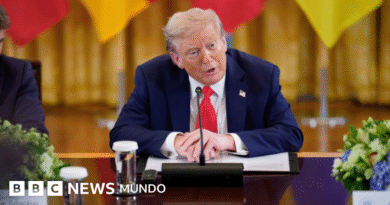 El papel crucial que juega un mapa de la guerra de Ucrania en la visión de Trump sobre el conflicto - BBC News Mundo