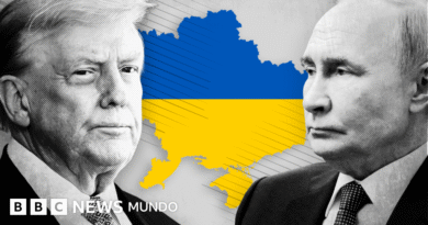 En mapas: los territorios de Ucrania invadidos por Rusia que están en el centro de las negociaciones entre Trump y Putin - BBC News Mundo
