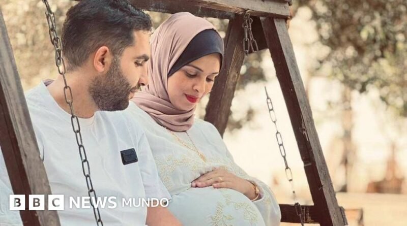 Madre primeriza en Gaza: 