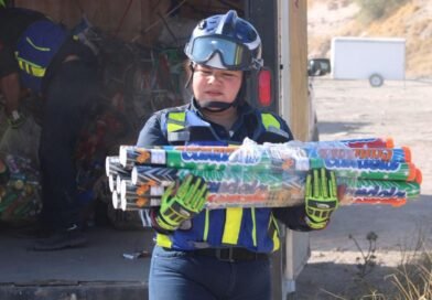 Fortalecen autoridades cultura de prevención con la destrucción de pirotecnia en Querétaro  