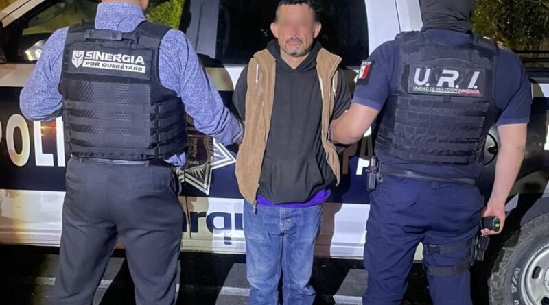 Detienen en El Marqués a hombre buscado por homicidio en Guanajuato