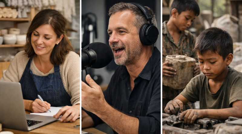 Tres formas de habitar el mundo: emprender, alzar la voz y no olvidar a la infancia