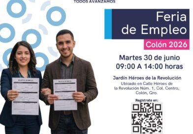 Invita Secretaría del Trabajo a la Feria de Empleo Colón 2026