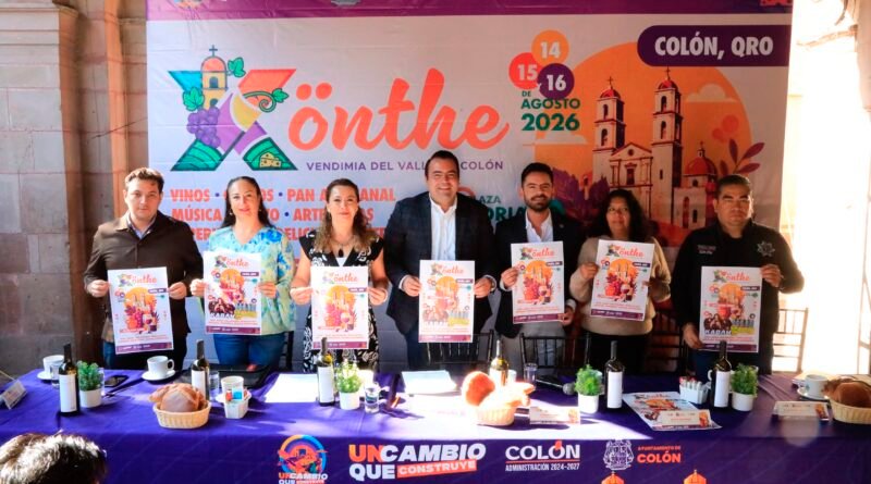*Presenta Gaspar Trueba el Festival Xönthe 2026, Vendimia del Valle de Colón* 