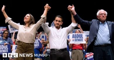 Cómo la oposición a Israel y el costo de la vida están impulsando a los candidatos más de izquierda del Partido Demócrata en EE.UU. - BBC News Mundo
