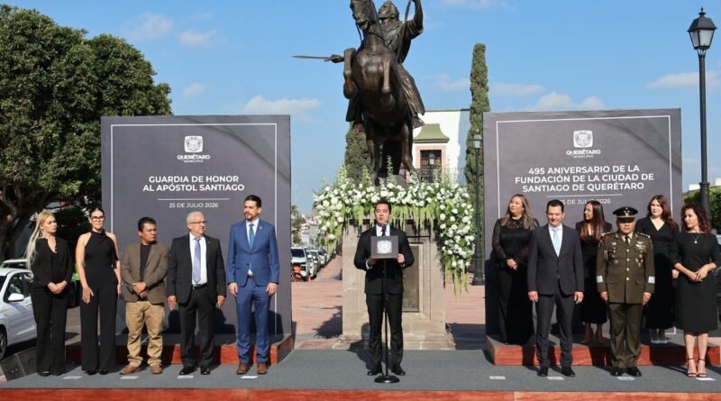 Conmemoran 495 aniversario de la fundación de Santiago de Querétaro - RR Noticias