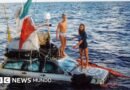 Cruzamos el Atlántico en dos coches flotantes para cumplir el sueño de mi padre moribundo - BBC News Mundo