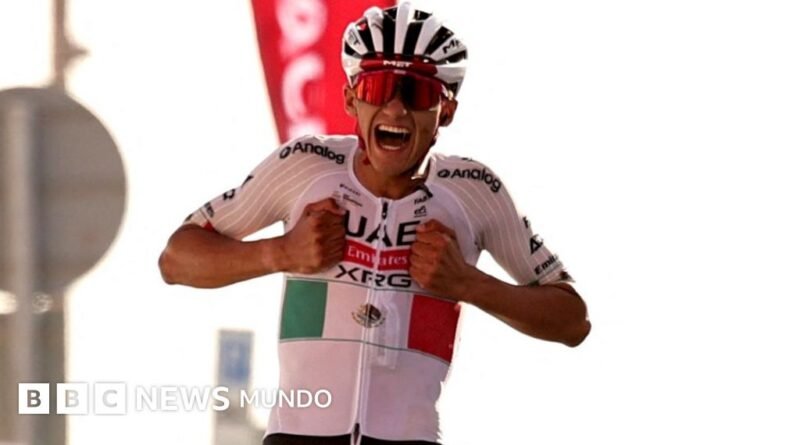 Isaac del Toro, el ciclista que cuatro años después de un terrible accidente se convirtió en el primer mexicano en llegar al podio del Tour de Francia - BBC News Mundo