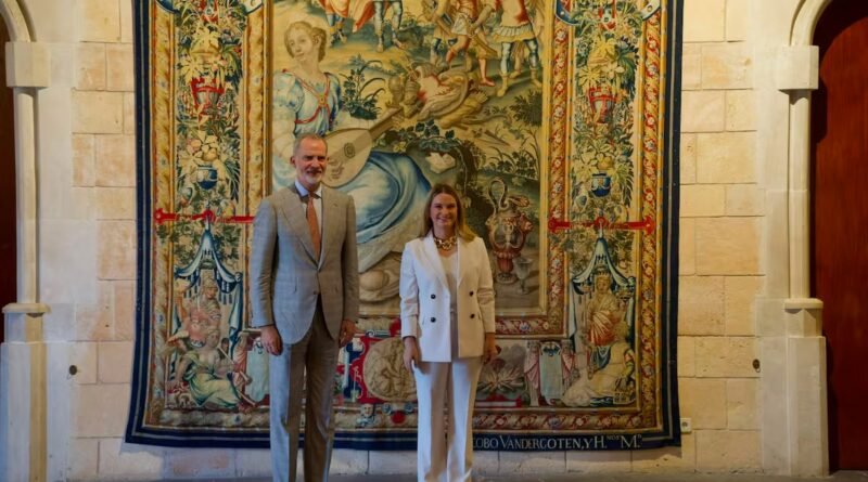 La preocupación del Rey por los incendios en España centra las audiencias a las autoridades de Baleares