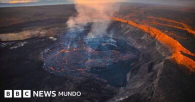 Me estrellé en el cráter de un volcán en erupción y sobreviví una noche con las burbujas de lava bajo los pies - BBC News Mundo