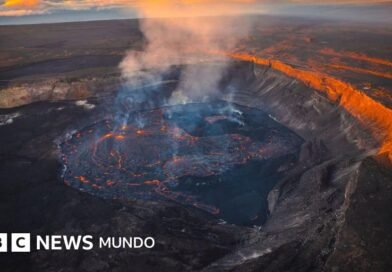 Me estrellé en el cráter de un volcán en erupción y sobreviví una noche con las burbujas de lava bajo los pies - BBC News Mundo