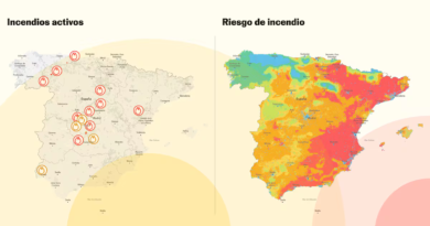 ¿Cuántas hectáreas han ardido? El mapa de los incendios activos más graves