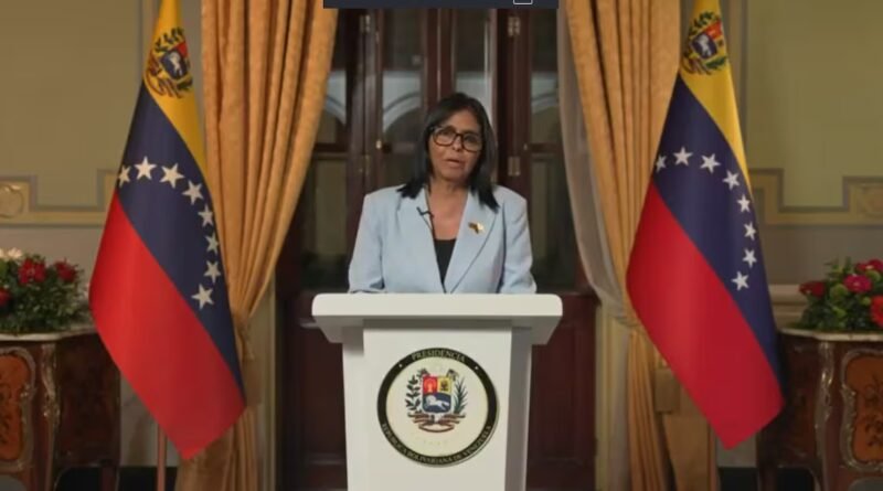 Delcy Rodríguez sale al paso de las críticas al pacto con Trump e insiste en la soberanía nacional sobre el petróleo