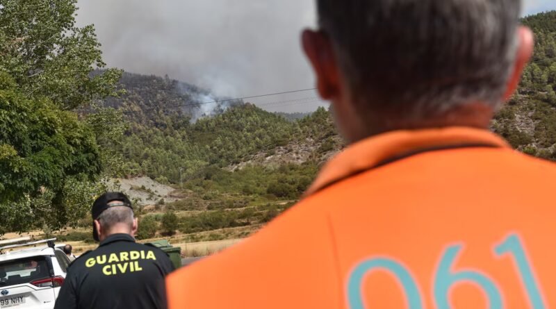 Detenido un hombre de 28 años por el incendio en Las Peñas de Riglos (Huesca)