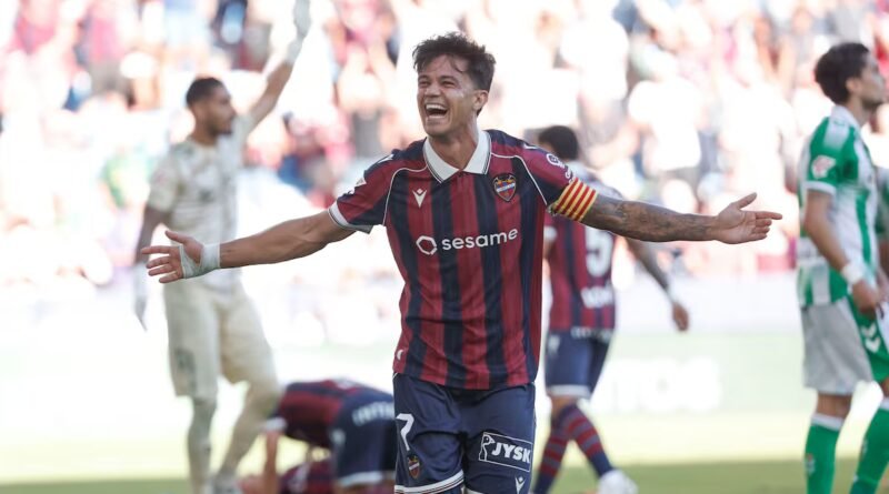 El Levante abusa de un Betis desastroso en defensa