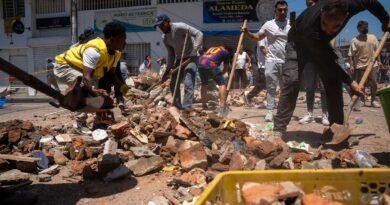 El momento del terremoto en Colombia: edificios colapsados y destrozos al oeste del país