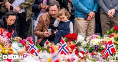 En fotos: la despedida del pueblo noruego al rey Harald entre lágrimas y ofrendas florales - BBC News Mundo