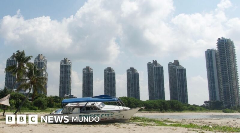 Forest City, la ciudad fantasma con rascacielos vacíos que se convirtió en un refugio para estafadores - BBC News Mundo
