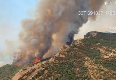 La amenaza del fuego obliga a trasladar restos óseos del monasterio de San Juan de la Peña en Huesca