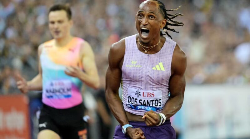 La magia de Zürich regala dos nuevos récords del mundo: Alison dos Santos en 400m vallas y Masai Russell en 100m vallas 