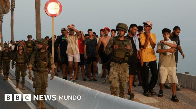 La tormenta política en Europa que desató la llegada de miles de migrantes africanos a Ceuta - BBC News Mundo