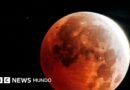 Las imágenes más destacadas del eclipse parcial de Luna que se vio alrededor del mundo - BBC News Mundo
