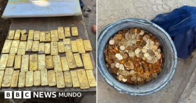 Los obreros que descubrieron un tesoro de US$10 millones en lingotes y monedas de oro sepultado en las paredes de una casa en Bélgica - BBC News Mundo