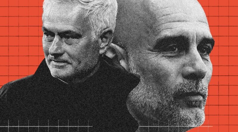 Mourinho y Guardiola, tan cerca y tan lejos