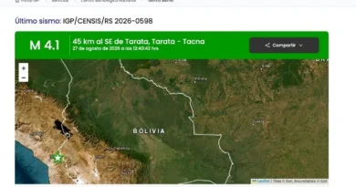 Sismo de magnitud 4.7 sacude Perú - RR Noticias