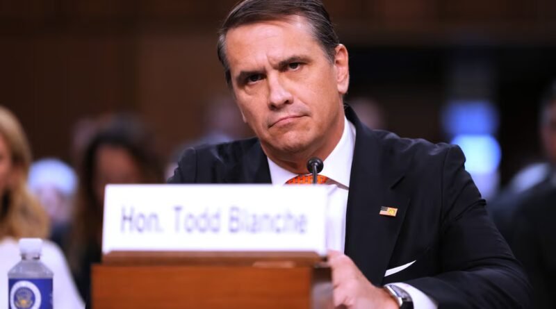 Todd Blanche supera el gran escollo del Congreso para convertirse en fiscal general de Estados Unidos