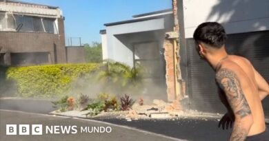 Una familia se salva por poco antes de que el terremoto de Colombia sacuda su casa - BBC News Mundo